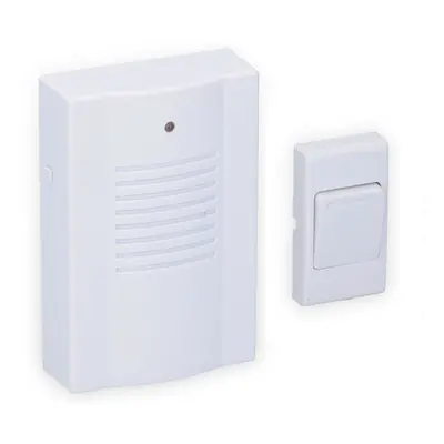 White LED Wireless Doorbell Melodies Metre Range