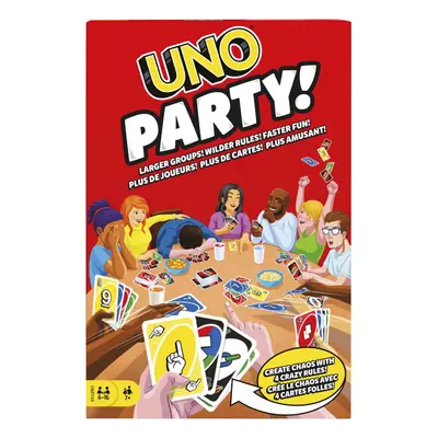 UNO Party Family Card Game for Large Groups, Kids and Adults, HMY49