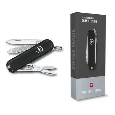 (black) Victorinox CLASSIC Swiss army knife - Style Icon Colour collection - Gift boxed