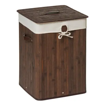 Premier Housewares Kankyo Dark Brown Square Laundry Hamper