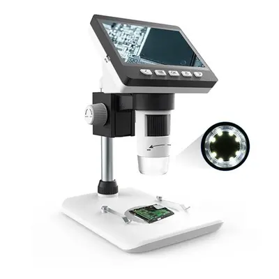 4.3 Inches HD 1080P Portable Desktop LCD Digital Microscope Support Languages Adjustable High Br