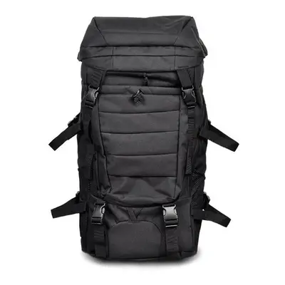 (Black) Outdoor Nylon Men Camouflage Backpack Cycling Rucksack Pack Travel Camping Hiking Bag