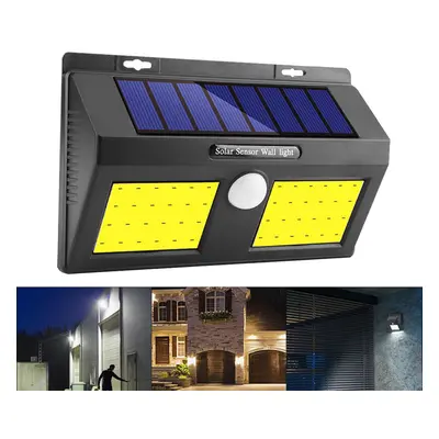 100 COB LED Solar Power Wall Light PIR Motion Sensor Garden Security Outdoor Yard