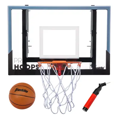 Franklin Sports Wall Mounted Basketball Hoop - Fully Adjustable - Shatter Resistant - Accessorie