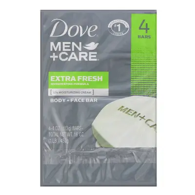 Dove, Men+Care, Body + Face Bar, Extra Fresh, Bars, 113g Each