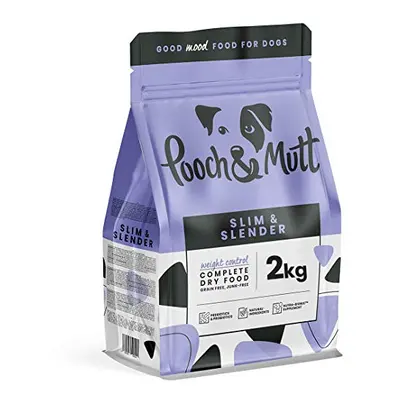 Pooch & Mutt - Slim & Slender, Complete Dry Dog Food (Grain Free), Chicken and Sweet Potato, 2kg