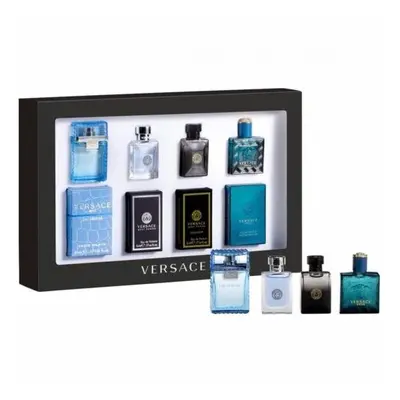 Versace Pcs Mini Set For Men: Eros 0.17 Oz Edt + Oud Noir 0.17 Oz Edp + Pour Homme 0.17 Oz Edt +