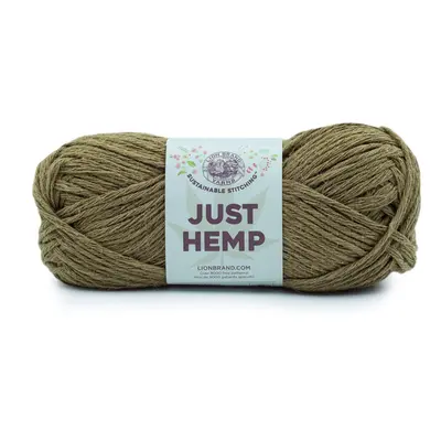 1 Skein Lion Brand Yarn Just Hemp Bulky Yarn Olive