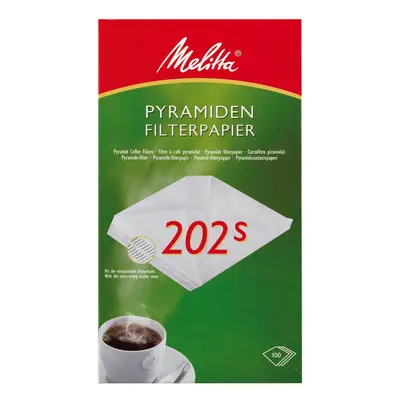 Melitta filter paper S Pyramid - White (Pack of 100)