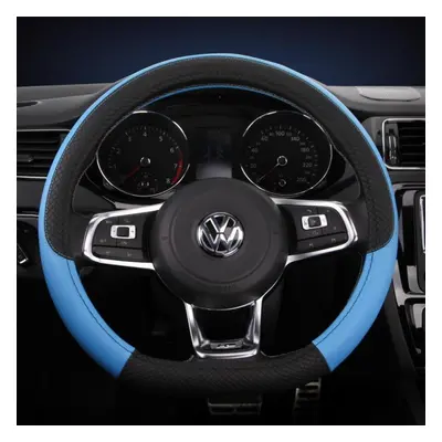 (3) D Shape Car Steering Wheel Cover For Vw Jetta 2017- Golf Scirocco Bettle 2012- Tiguan Auto