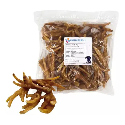 Chicken Feet Dog Chew Dried Natural Treat Bulk Wholesale Box Deal 4kg