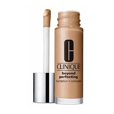 CLINIQUE by BEYOND PERFECTING FOUNDATION+CONCEALER NUTTY SL. DAMAGED 1.0 OZ