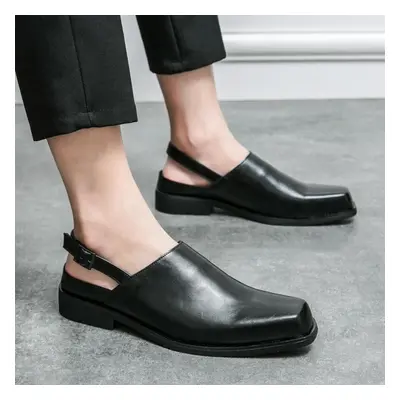 (black, EU: 38) Summer Men's Sandals Slingback Dancing Shoes Mules Dress Casual Comfort Stylish 