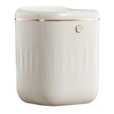 (white, Charging) 20l Smart Automatic Trash Can With Lid Waterproof Electric Sensor Garbage Bin 