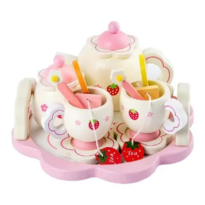 Strawberry Wooden Tea Set