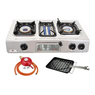 (Propane 37mbar Screw-on) Portable Gas Stove Burner Grill Oven Toast G-87