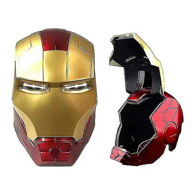 Avengers 1:1 Iron Man Electric Helmet Cosplay Masks For Kids Adult Led Luminous Light Masque Par