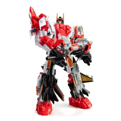 (6IN1 Superion) HaiZhiXing 5in1 Combiners Bruticus G1 Transformation Action Figure Toy