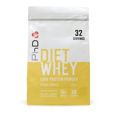 PhD Nutrition Diet Whey High Protein Lean Matrix, Creamy Vanilla Diet Whey Protein Powder, High 