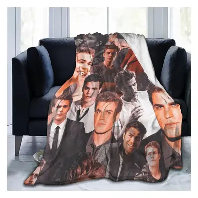 (150CM X 200CM) Stefan Salvatore Fleece Blanket Throw Blanket Lightweight Super Soft Cozy Luxury