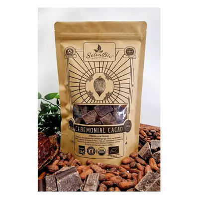 Ceremonial Grade Cacao, 100% Raw and Pure Cocoa, Criollo Variety, From The Ashaninka, Nomatsigen