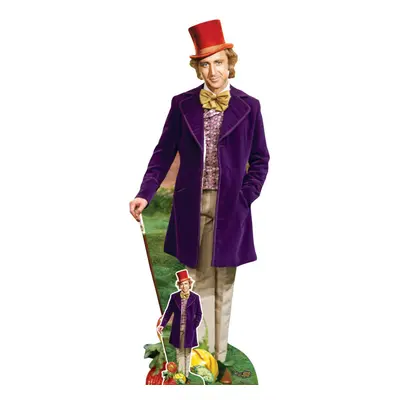 Willy Wonka Official Gene Wilder + Mini Lifesize Cardboard Cutout