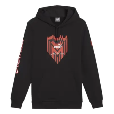 (L) AC Milan FtblIcons Hoody (Black)