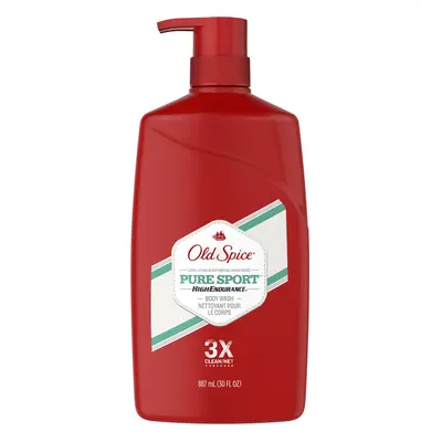 Old Spice High Endurance Pure Sport Scent Body Wash for Men Fluid Ounce