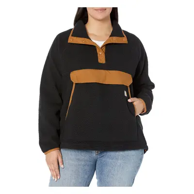 Carhartt Women's Relaxed Fit Fleece Pullover Black Large