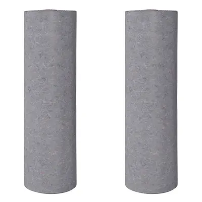 (5055 cm(220 g/square metre)/ pcs) vidaXL 1/2/3x Non-slip Painter Fleece Grey Floor Protection C