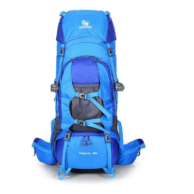 (Blue B) 80L Camping Hiking Backpacks Big Outdoor Bag Backpack Nylon superlight Sport Travel Bag