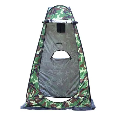 (Camouflage) Single Automatic Tent Camping Anti-UV Sunshade Beach Toilet Tent With Storage Bag