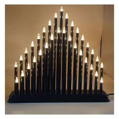 (Black) Light Christmas Candle Bridge Arch Window Table