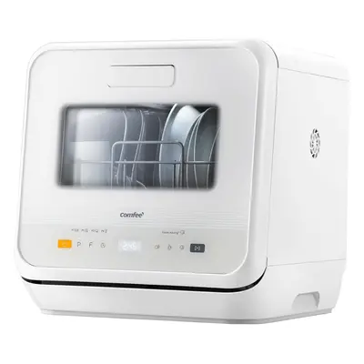 Mini Dishwasher CDWMT201DW-UK Small Table Top Countertop Dishwasher