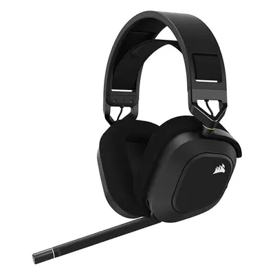 CORSAIR HS80 RGB WIRELESS Premium Gaming Headset with Spatial Audio - Works with Mac, PC, PS5, P