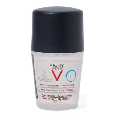 Vichy Homme Hour Anti-Stains Anti-Perspirant Roll On mL