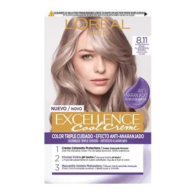 L'oreal Professionnel Excellence Cool Creme 8.11 Light Ash Blonde 192ml