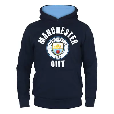 (10-11 Years) Manchester City FC Official Football Gift Boys Fleece Graphic Hoody