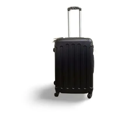 (Black, Medium) Hampton & Stewart Spinner wheel HardShell Suitcase