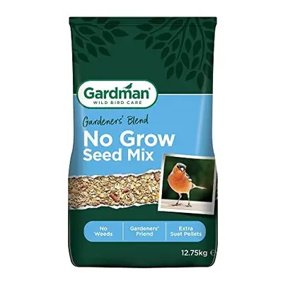 Gardman A05618 No Grow Seed Mix for Wild Birds - 12.75kg