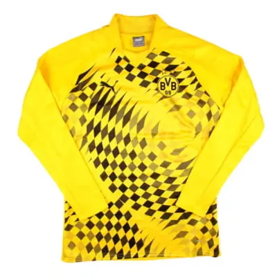 (XL) Borussia Dortmund Pre-Match LS Sweat Top (Yellow)