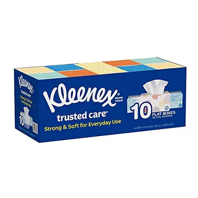 Kleenex 2-Ply White Facial Tissue,230 Count (Pack of 10)