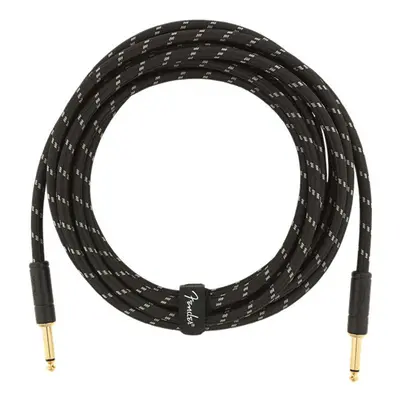 Fender Deluxe Series foot Instrument Cable, Black Tweed