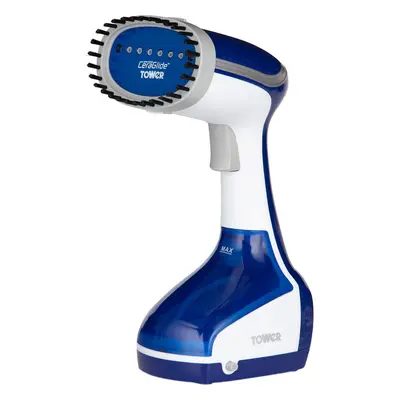 Tower T22014BLU Ceraglide 1000W Garment Steamer Blue and White