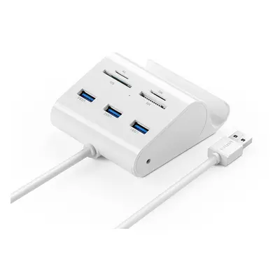 7-In-1 USB Hub Multi-Functional USB3.0 TF/SD/M2/MS Card Reader 5Gbps Fast Speed LED Indicator Do