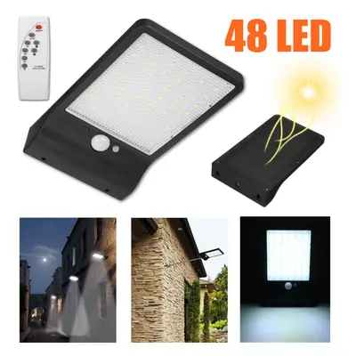 (Without Mounting Pole) LED Solar Light Waterproof Human Body Induction PIR Motion Sensor Outdoo