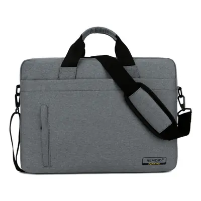 (Gray) Unisex Laptop Bag Sleeve Messenger Shoulder Bag for Inch Notebook / MacBook