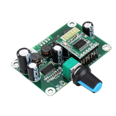 Bluetooth 30W+30W Digital Stereo Audio Power Amplifier Board Module 12V-24V Car for USB Speaker 