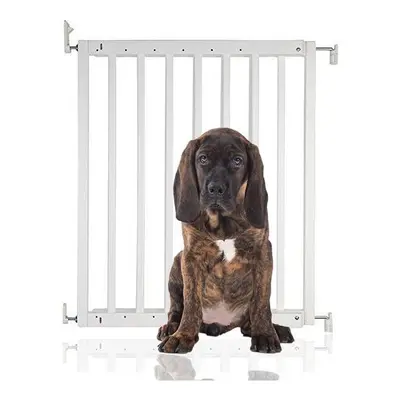 (White) Bettacare Chunky WOODEN Screw Fit Pet Gate