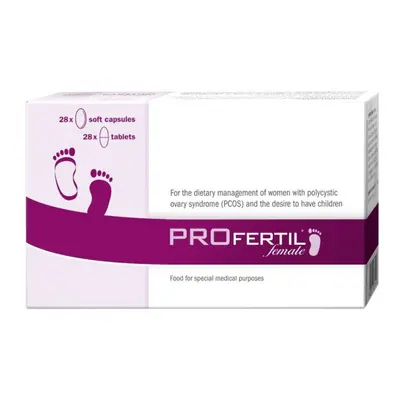 Profertil Female Contains Folic Acid, Selenium And Vitamin E, Tablets, Dietary Supplement